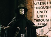 The masked avenger from V for Vendetta