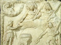The banquet of Mithras and the Sun