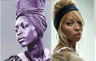 Erykah Badu and Mary J Blige