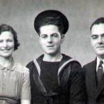 Herbert Bunting-With Mam and Dad