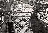 Ruins of crematorium at Auschwitz