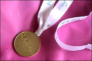 Race For Life medal