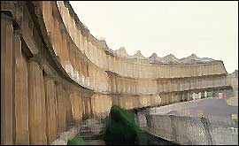 Arty view of Royal Crescent