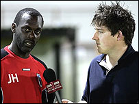Ollie Williams interviews Johnson Hippolyte