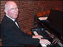 John Ottley on the piano