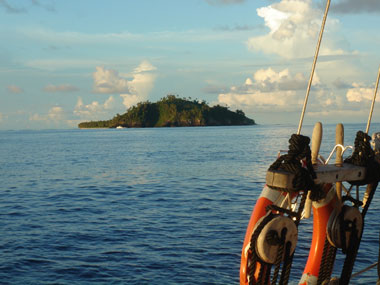South Pacific island