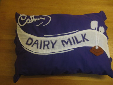 Cadbury cushion