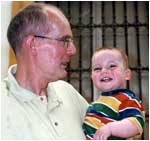  Ian Soutar, second time aound dad, with his new son, Alex