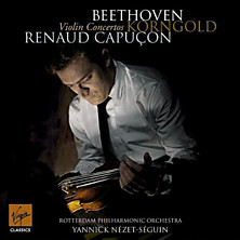 Review of Beethoven and Korngold Violin Concertos