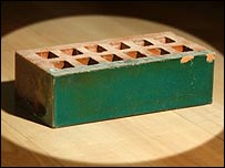 A Haçienda brick (pic: Aidan O'Rourke)