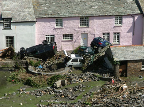 The Boscastle floods August 2004