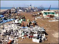 Pakistan ship breaking yard