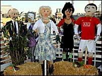 famous scarecrows by Joyce