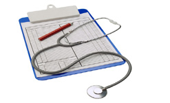 Doctor's clipboard