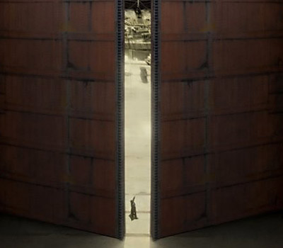 Computer image of reconstruction of the testing of the Gatun Locks