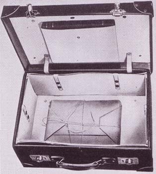 Incendiary suitcase