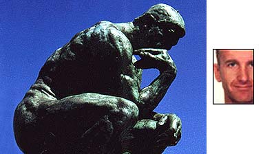 The Thinker by Rodin and Ian Peacock