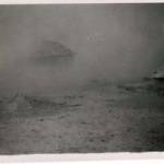 The wind gets worst, soon there will be no visibility. Sandstorm whistles through the camp.