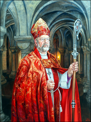 Photo of Bishop Peter's portrait