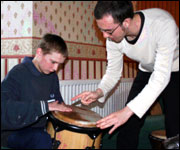Drumming session