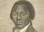 The engraving from the title page from 'The Interesting Narrative of the Life of Olaudah Equiano, or Gustavus Vassa, the African', published in 1789