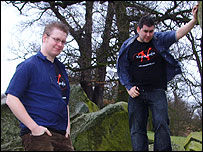 Norcsalordie standing by some trees