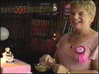 Donna at her birthday celebration
