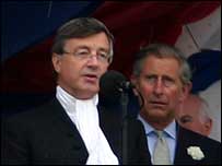 Sir Phillip with HRH The Prince of Wales