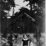 Irene M.M. Taylor, taken in the back garden at Rene and Jack Ormesher's home, 1 Sandhurst Road Hazel Grove, Stockport, August 1931