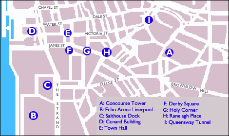 La Machine map