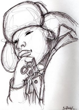 Thinking boy