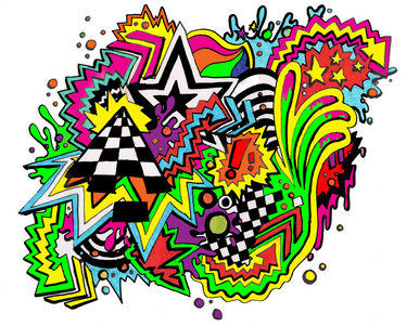 New rave illustration