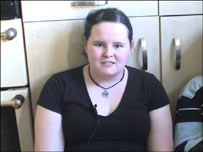 Maggie in her kitchen