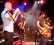 Rumble Strips performing in Tavistock