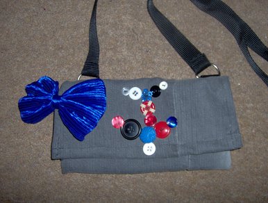 Bag made from jeans