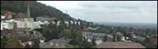 View from Malvern Priory Tower