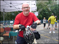 Jim Hawkins in the Great Big Bike Ride