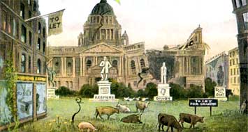'Donegall Place, Belfast, Under Home Rule'