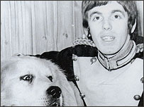 Peter and his dog Fune McCool
