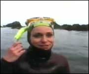 Amanda in scuba gear