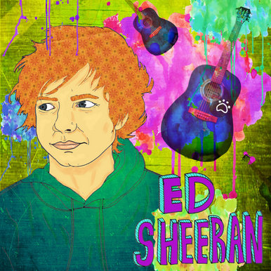 Ed Sheeran CD cover design
