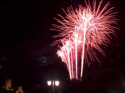 Worcester Festival fireworks finale - Bob Bilsland