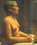 A model of an Old Kingdom scribe