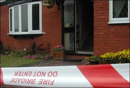 Fire brigade warning tape
