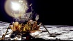 A front view of the Apollo 14 Lunar Module 