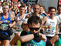 Marathon runners from 2007