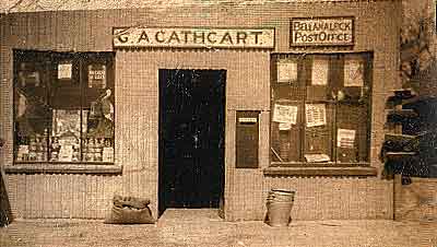 Cathcart's shop & Post Office in Bellanaleck circa 1930