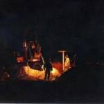 Steaming out explosive during the night