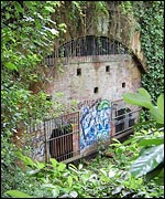 The northern entrance to the Brunswick tunnel