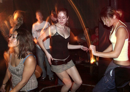 Women dancing
